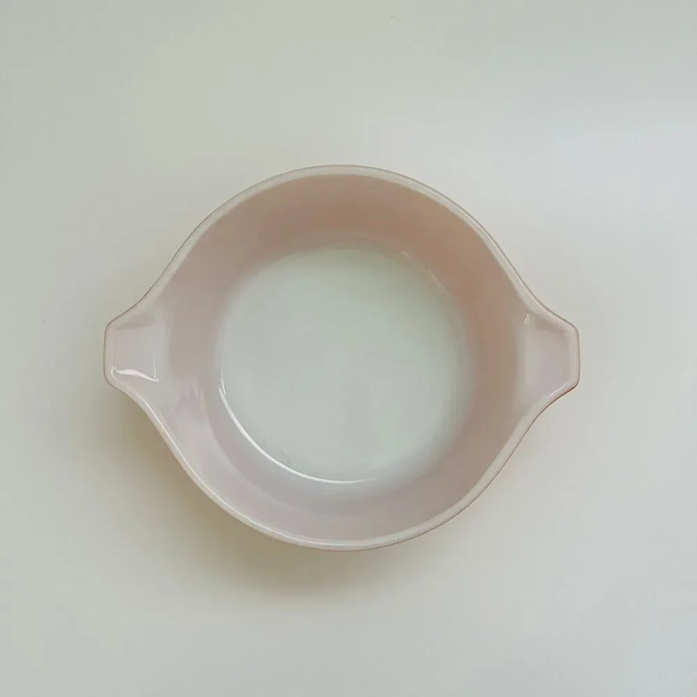 PYREX Rust Orange Autumn Harvest White Wheat Stalks 472-B Casserole Dish 750 ml